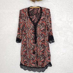 Miss Me Boho Crochet Hem Dress